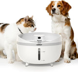 NPET 5.5L Wireless Sensor Function Dog Water Fountain with 4000mAh Battery-DF40