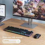 NPET S21PRO Wireless Gaming Keyboard & Mouse Combo