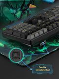 NPET Hot‑Swappable 108‑Key Mechanical Gaming Keyboard & Mouse Combo