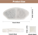 NPET 4 Pack Replacement Filters for N280 Glass Pet Water Fountain