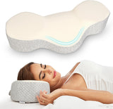 Ergonomic Cervical Pillow with Breathable Cover for Neck Pain Relief