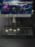 NPET Hot‑Swappable 108‑Key Mechanical Gaming Keyboard & Mouse Combo