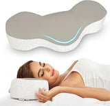 Ergonomic Cervical Pillow with Breathable Cover for Neck Pain Relief