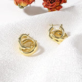 14K Gold Plated Hoop Earrings