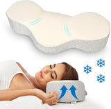 Ergonomic Cervical Pillow with Breathable Cover for Neck Pain Relief