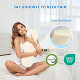 Ergonomic Cervical Pillow with Breathable Cover for Neck Pain Relief