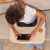 NPET Reading Pillow Gaming Ergo Pillow with 2 Side Pockets & Cup Holders