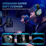 NPET H022 Blue Gaming Headset - Noise Cancelling Over