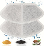 NPET 4 Pack Replacement Filters for N280 Glass Pet Water Fountain