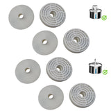 2/4/6/8 Packs Replacement Filters for 3.5L Stainless Steel Pet Fountain