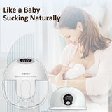 NPET Double Wearable Breast Pump for Breastfeeding S32