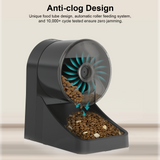 NPET 3L Wheel Shaped Automatic Cat Feeder With Programmable Portion Control