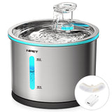 NPET 50oz Stainless Steel Cat Water Fountain - WF210