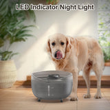 NPET 5.5L Quiet Dog Water Fountain Wiht LED Light DF40