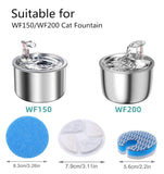 8PCS Replacement Filters for WF150 Pet Water Fountain