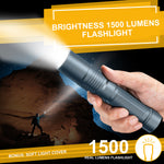 NPET N5 Zoomable Tactical Flashlight 1500 Lumens