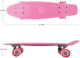 NPET ABEC 7 Cruiser Skateboard 22" for Beginners