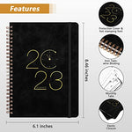 NPET 2023-2024 Planner January-December Weekly and Monthly Planner Twin-Wire Binding Deep Black