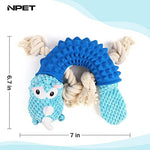 NPET Plush Dog Squeaky Toys for Chewing