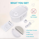 EFISDAY 101oz Automatic Pet Water Fountain WF010