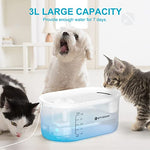 EFISDAY 101oz Automatic Pet Water Fountain WF010