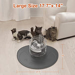NPET Waterproof Silicone Feeding Mat for Cat Fountain