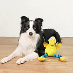 NPET Duck Shape Short Plush Chew Squeaky Toys for Dog