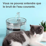 NPET 1,5 L WF050TP Fontaine à Eau pour Chat Les Chiots avec Capteur