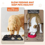 NPET 2 in 1 Slow Feeder For Dogs Bowls Dog Licking Mat