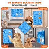 NPET 2 in 1 Slow Feeder For Dogs Bowls Dog Licking Mat