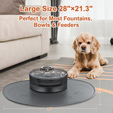 NPET Waterproof Silicone Dog Food Mat for DF10 Dog Fountain