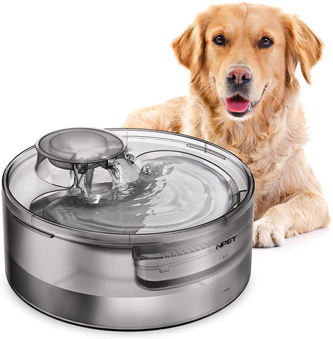 NPET DF10 Dog Water Fountain 1.3Gallon/5L