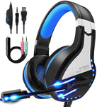 blue headset