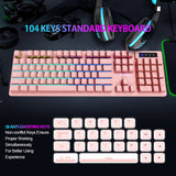 104 keys keyboard