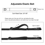 NPET Buckle Free Belt Stretch Belt For Women/Men