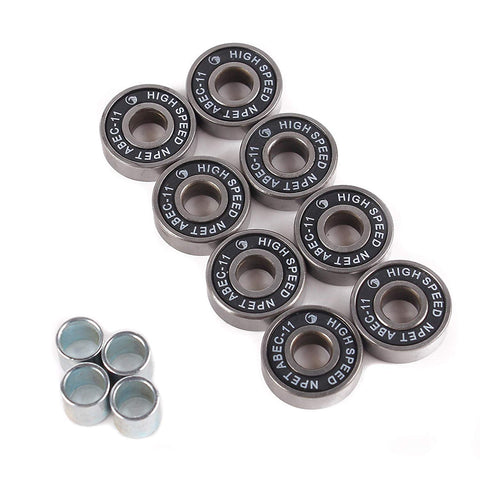 Complete Skateboard Trucks Package | 53mm 83A Bigfoot Wheels, Bearings & Hardware Kit