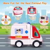 NPET Musical Ambulance Toys for 12-36 Months Baby