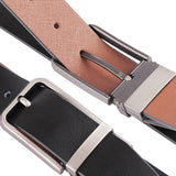 NPET Mens Reversible Leather Belt - Brown/Black