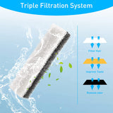 NPET 4pcs Cat Dog Water Fountain Replacement Filter for WF020TP