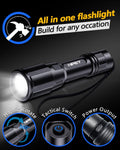 NPET P3 Tactical Flashlight Rechargeable Power Bank LED Torch