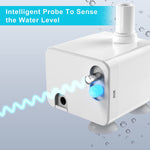 Auto Shut-Off Pump with LED Light for NPET Cat Water Fountain