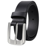 NPET 1 1/4" Wide Mens Genuine Leather Dress Belt