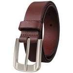 NPET 1 1/4" Wide Mens Genuine Leather Dress Belt