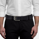 NPET 1 1/4" Wide Mens Genuine Leather Dress Belt