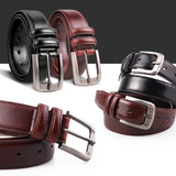 NPET Men's Genuine Leather Dress Belt for Business