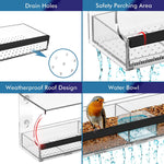 NPET Window Bird Feeders with Strong Suction Cups