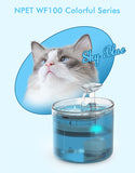 NPET 54 oz. Cat Water Fountain with Lighting Pump - WF100