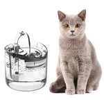 61 oz. Transparent Cat Dog Water Fountain WF060