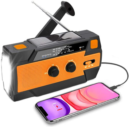 NPET Emergency Solar Hand Crank Radio