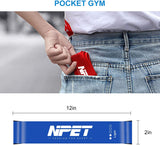 NPET Resistance Loop Bands for Home Fitness, Strength Training